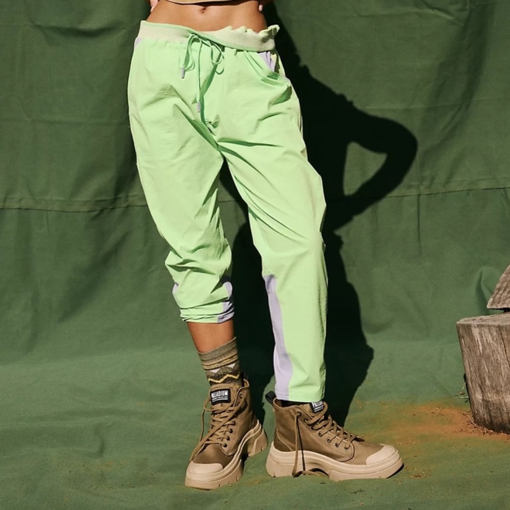 Free People Cascade Jogger Limeade